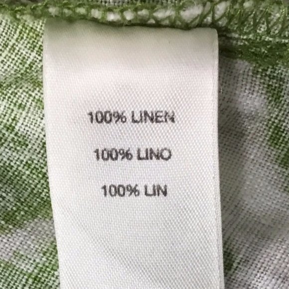 Chico’s Modern Ikat Printed Linen Jacket Size 1 - Picture 5 of 8